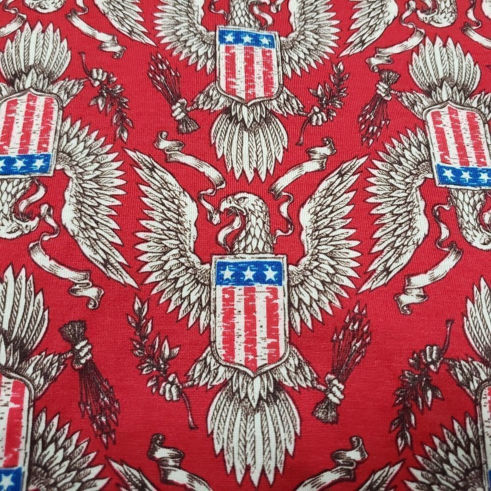 LulaRoe Dress Size XXS Patriotic American Eagle - Picture 4 of 6